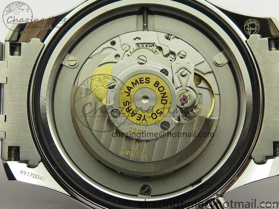 0206 Seamaster 300M Chronometer SS “007” Limited Edition OMF 1:1 Best Edition on SS Bracelet A2824 (Black Balance Wheel) V Seasonal 7952